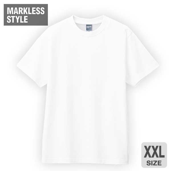 カスタムデザインコットンTシャツ 5.6オンス(XXL)ホワイト
