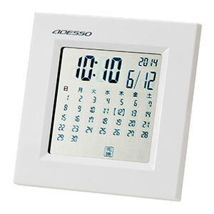 カレンダー電波時計