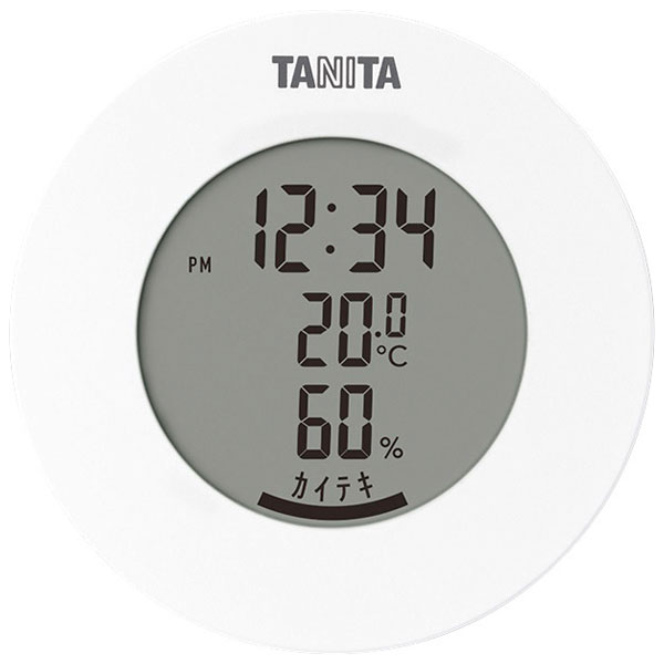 タニタ　デジタル温湿度計1台(ホワイト)
