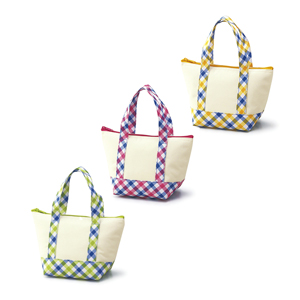 トリコロールチェックランチクーラー