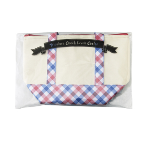 トリコロールチェックランチクーラー