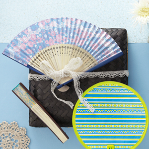 ビーボ コンパクト水うちわ ポーチ付