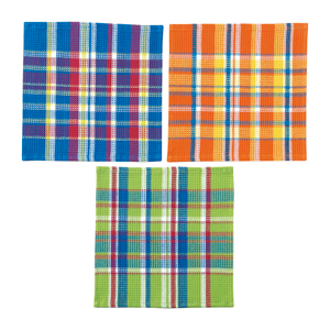 ハッピーチェック ワッフルタオルセット