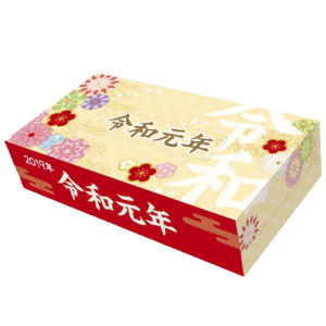 祝・新元号「令和」　BOXティッシュ100W