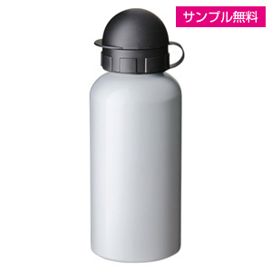 アルミボトル(500ml／ツヤあり)(白)