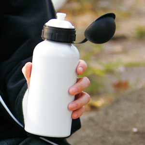 アルミボトル(500ml／ツヤあり)(白)