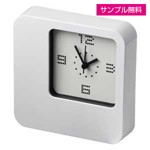 アナログ・スクエアクロック(白)