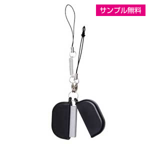 ELLY ガチャ クリーナー ネーム スマホクリーナー付ストラップ(黒)【グッズストアドットネット