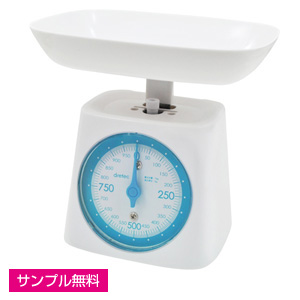 料理はかり(1kg)(白)