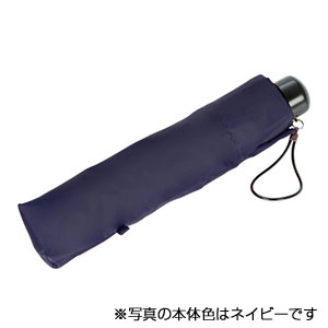 折りたたみ傘（55cm×6本骨耐風仕様）(黒)