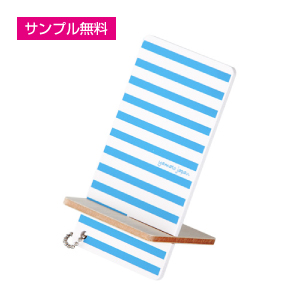 ウッドスマホスタンド(組立式)(青)