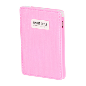 モバイルバッテリーチャージャー(スマート)(ピンク)
