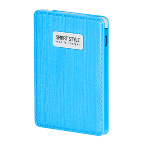 モバイルバッテリーチャージャー(スマート)(ブルー)