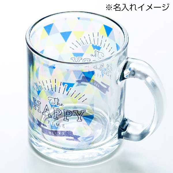 昇華転写対応グラスマグ(300ml)クリア