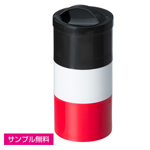 3段ランチボックス(オリジナルカラー)(黒/白/赤)