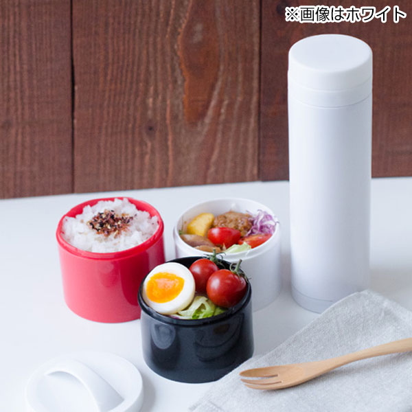 スリムステンレスサーモ(マット)(270ml)(黒)