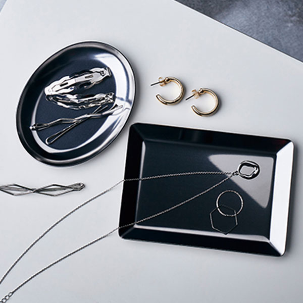 オーバルトレー(シルバー)