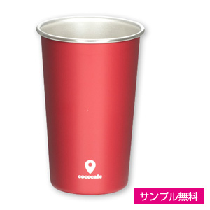 ステンレスシングルマグ(540ml)(赤)