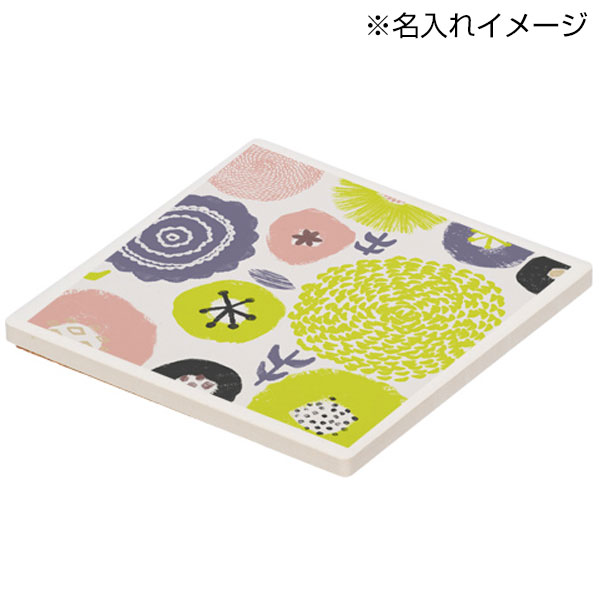 白雲石コースター(角型)(白)