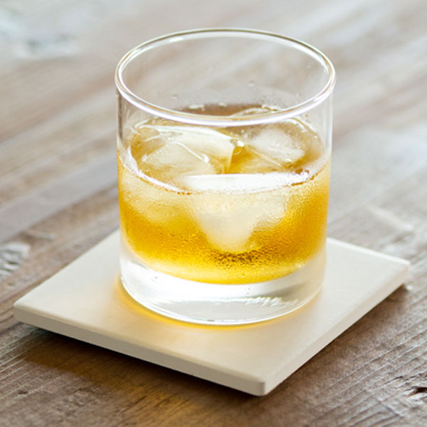 白雲石コースター(角型)(白)