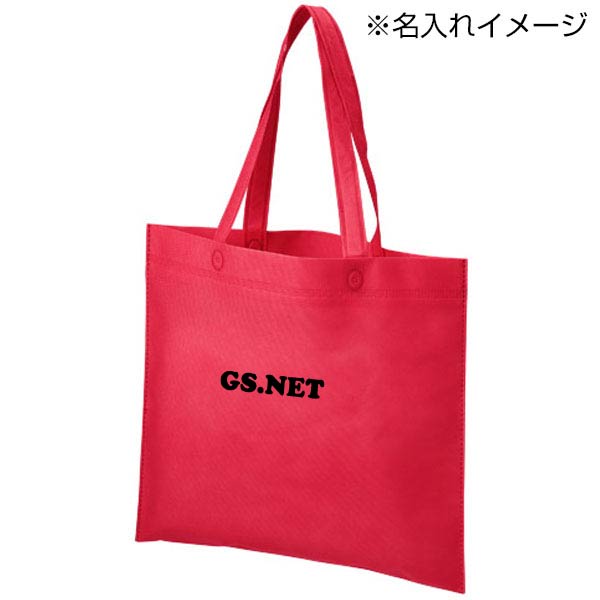 不織布手提げバッグ(レッド)