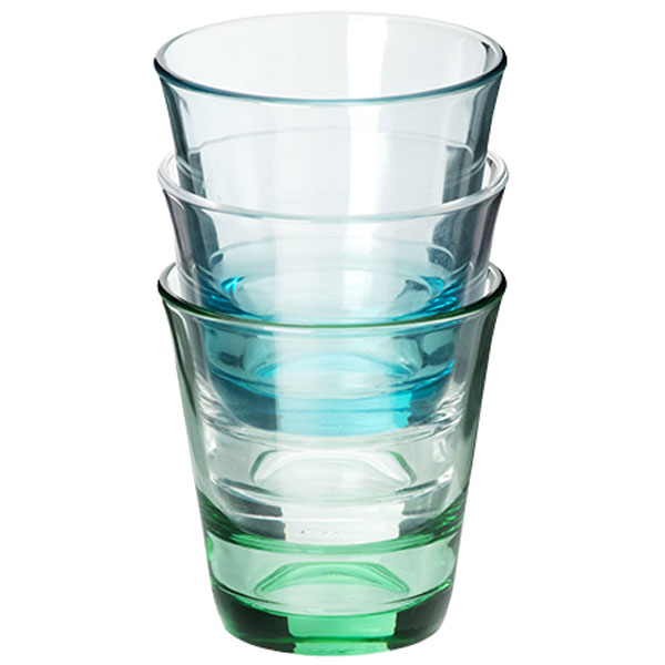 スタッキンググラス(210ml)(リーフグリーン)