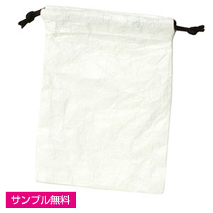 巾着S(タイベック製)(白)