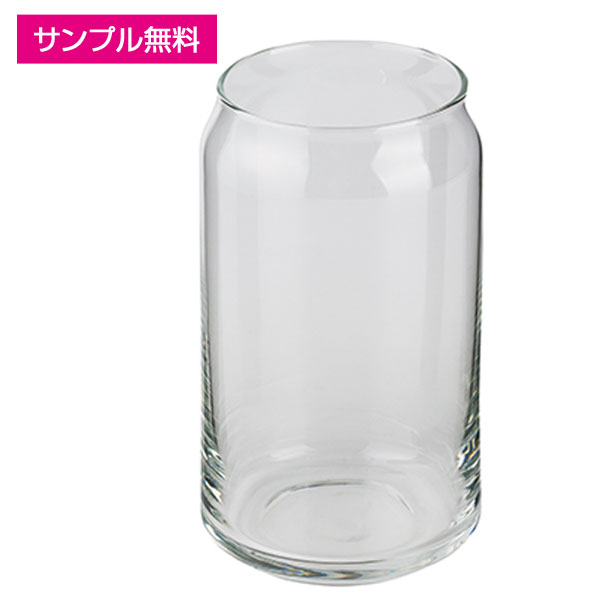 缶型グラス(490ml)(クリア)