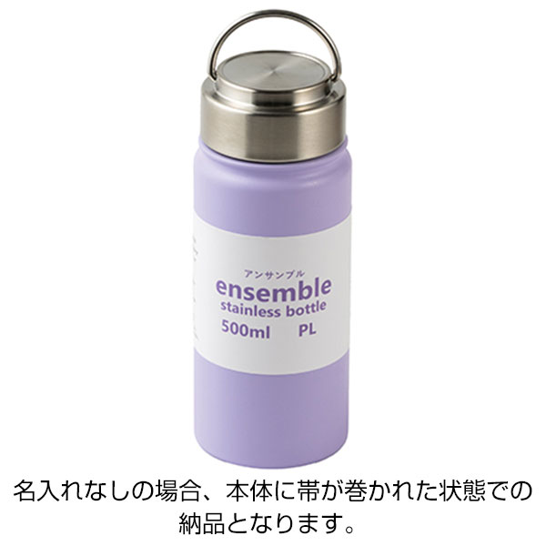 ステンレスボトル(500ml)(パープル)