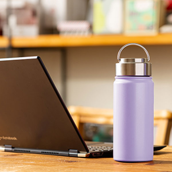 ステンレスボトル(500ml)(パープル)