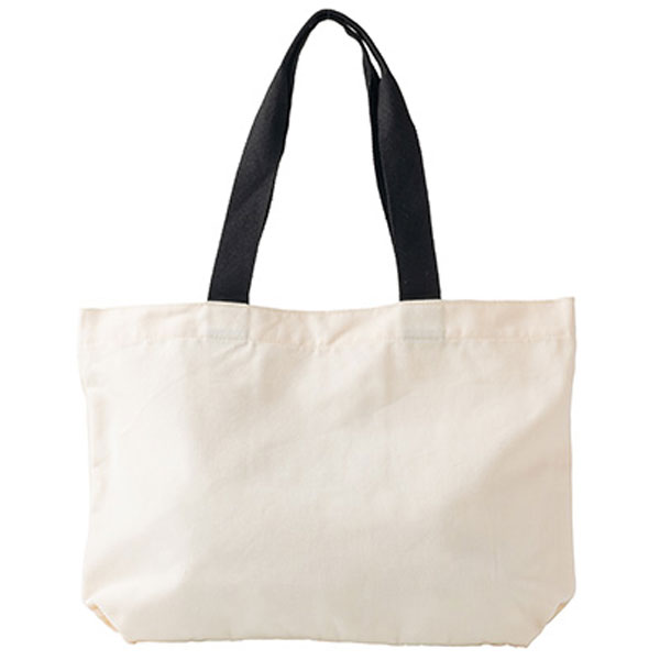 カラフルハンドルトート(黒)