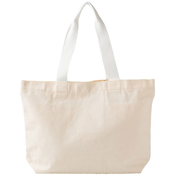 カラフルハンドルトート(白)