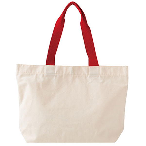 カラフルハンドルトート(レッド)