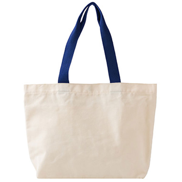 カラフルハンドルトート(ブルー)