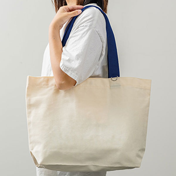 カラフルハンドルトート(ブルー)