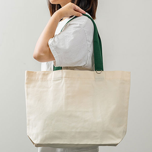 カラフルハンドルトート(グリーン)