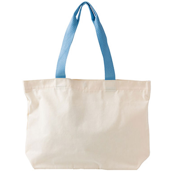 カラフルハンドルトート(ライトブルー)