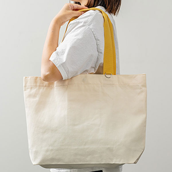 カラフルハンドルトート(イエロー)