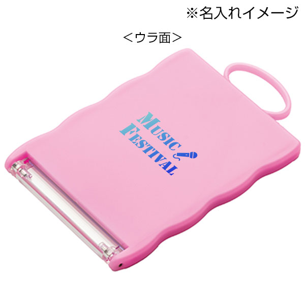 カードホルダーコンパクトミラー(ピンク)