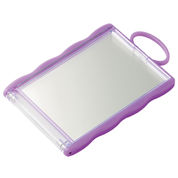 カードホルダーコンパクトミラー(パープル)