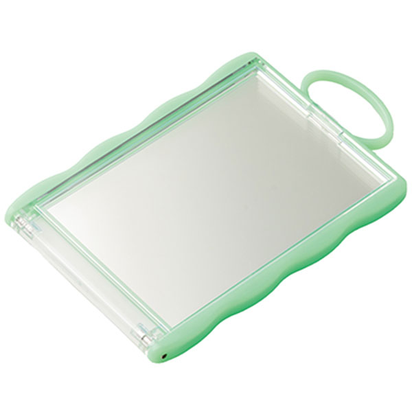 カードホルダーコンパクトミラー(グリーン)