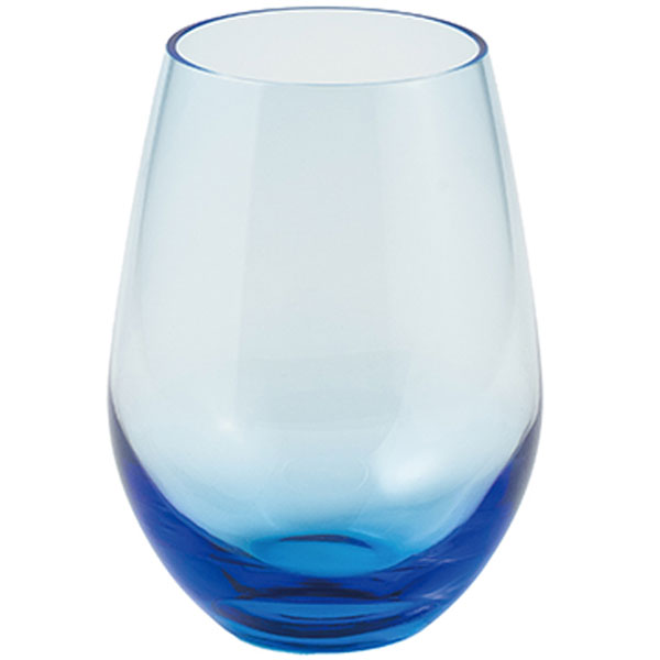 グラデーションラウンドグラス(360ml)(ブルー)