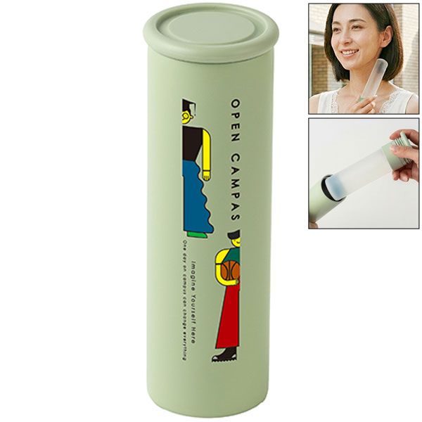 真空二重スリム保冷スティック(カーキ)