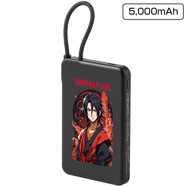 固体電池モバイルバッテリー(5,000mAh)(黒)