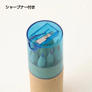 シャープナー付色鉛筆12P