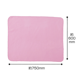 セルトナ・ベルト付きフリースブランケット（ピーチピンク）