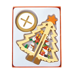 木製ミニクリスマスツリー