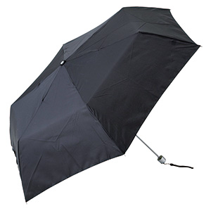 ペンシルスリム折りたたみ傘(ブラック)