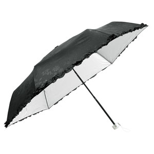 ボタニカルレース・晴雨兼用折りたたみ傘