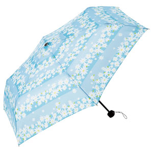 ボーダーマーガレット・折りたたみ傘
